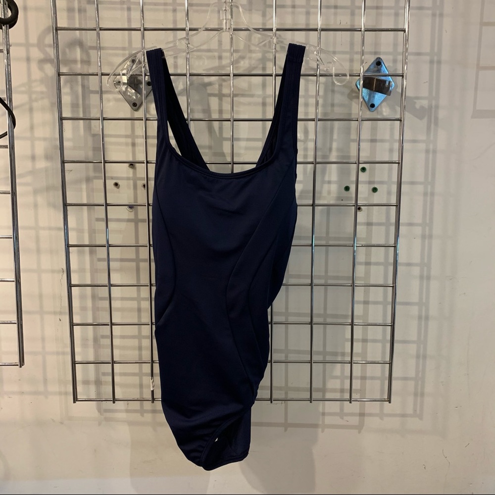 Lands’ End Scoopneck Athletic Swimsuit